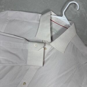 ETON Contemporary Dress Shirt Men Size 46 18 Multicolor Check Luxury Button Up